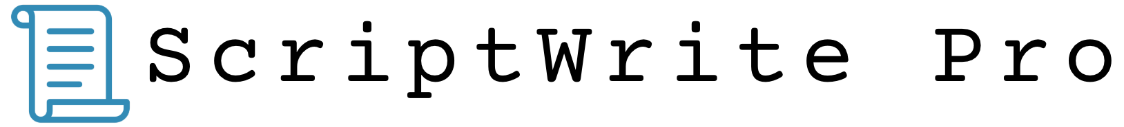 ScriptWrite Pro — Professional Screenplay Editor